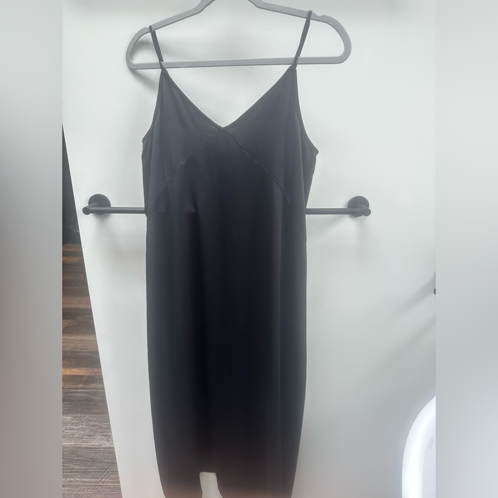 Hinge Classic Black Midi Dress